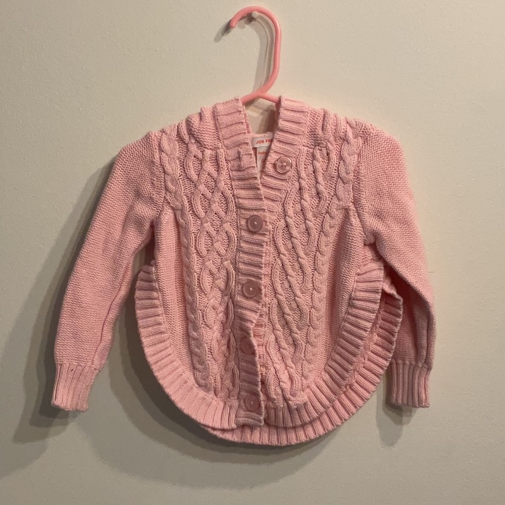 Baby girls Joe Fresh Pink Cable Knit Sweater